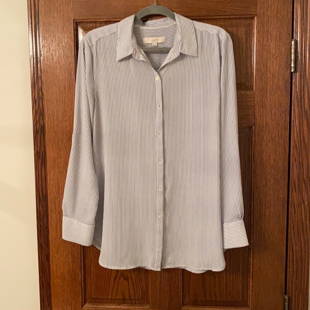 Loft Striped Button up